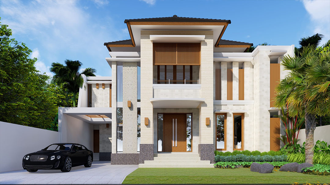 Rumah model Bali Lippo Cikarang Perumahan Simpruk